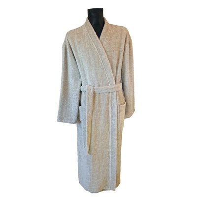 Linen bathrobe