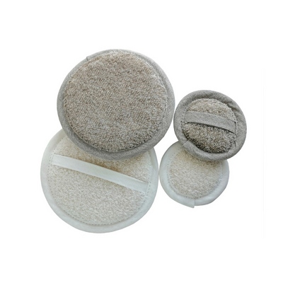 Linen terry cosmetic sponge