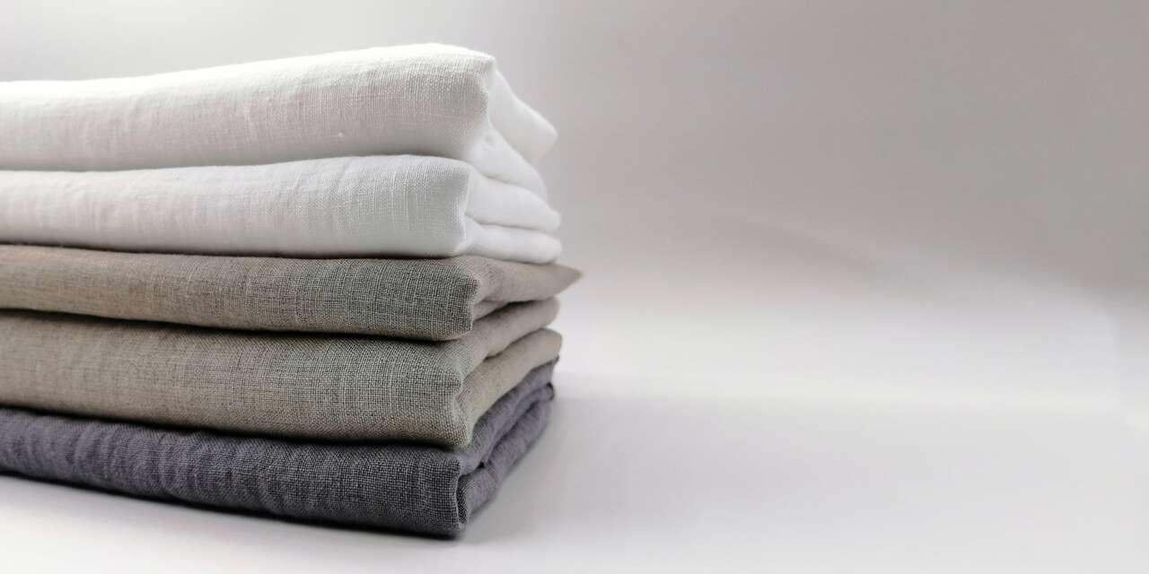 Stonewashed linen fabrics