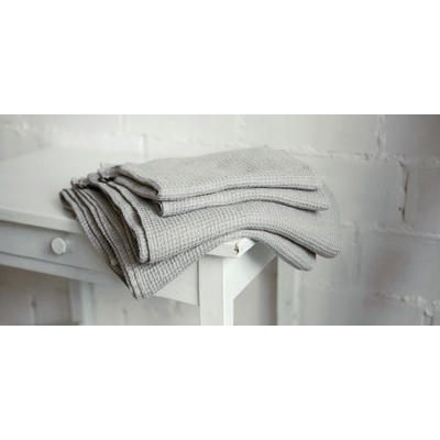 Linen Waffle bath towels